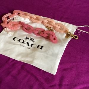 Coach chain strap, (Resin strap)